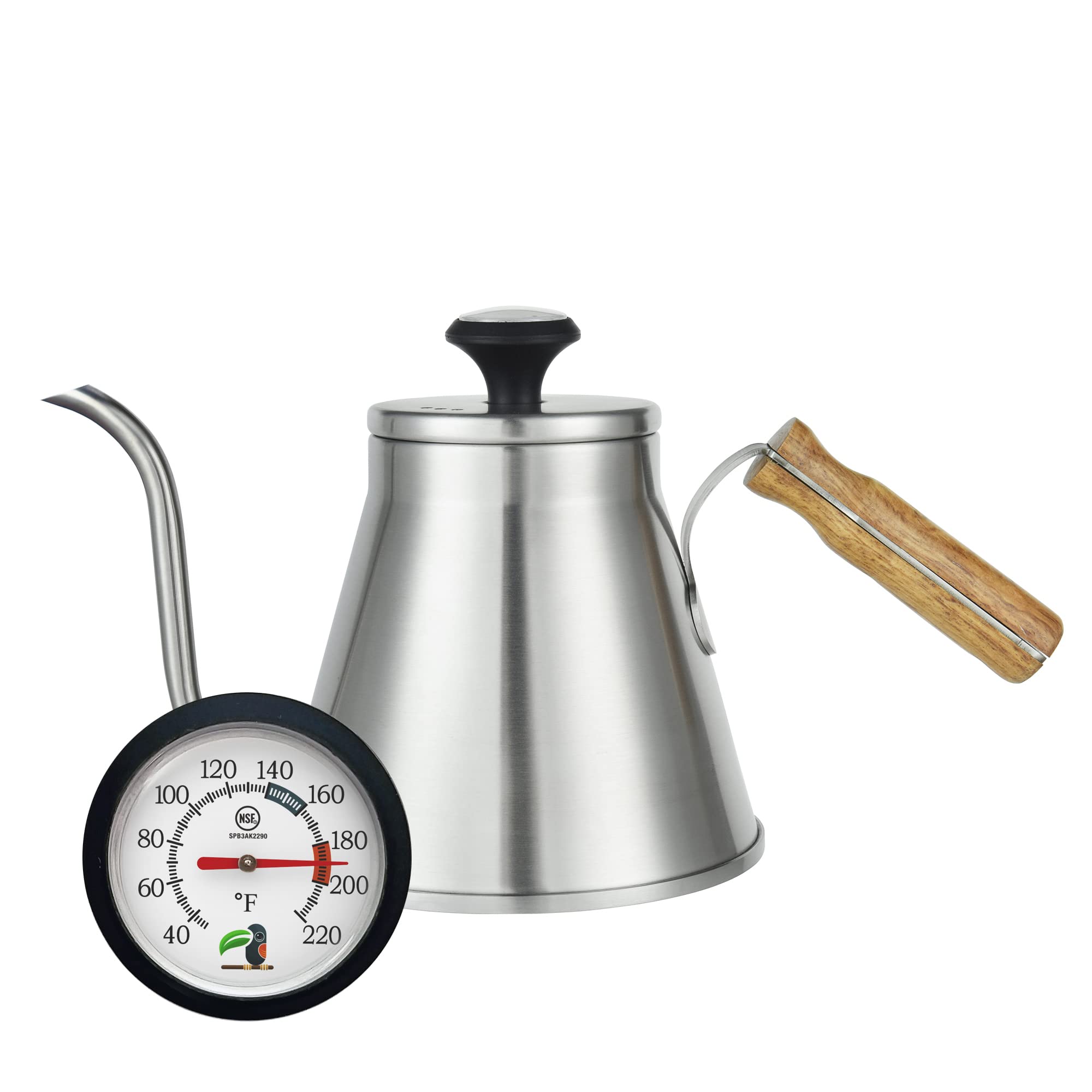 Buy KT Thermo Gooseneck Pour Over Coffee & Tea Kettle with thermometer