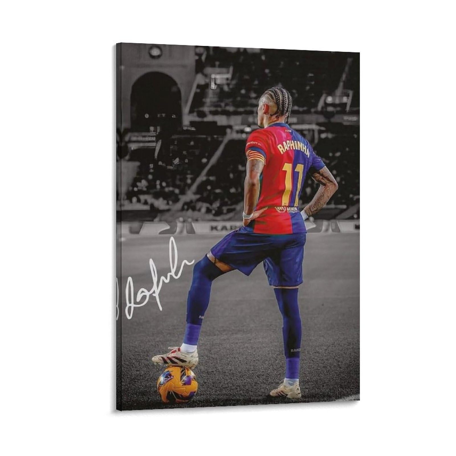 FCOIN Raphinha Canvas Poster Poster Cool Artworks Painting Wall Art Canvas Prints Hanging Picture Posters 20x30inch(50x75cm)