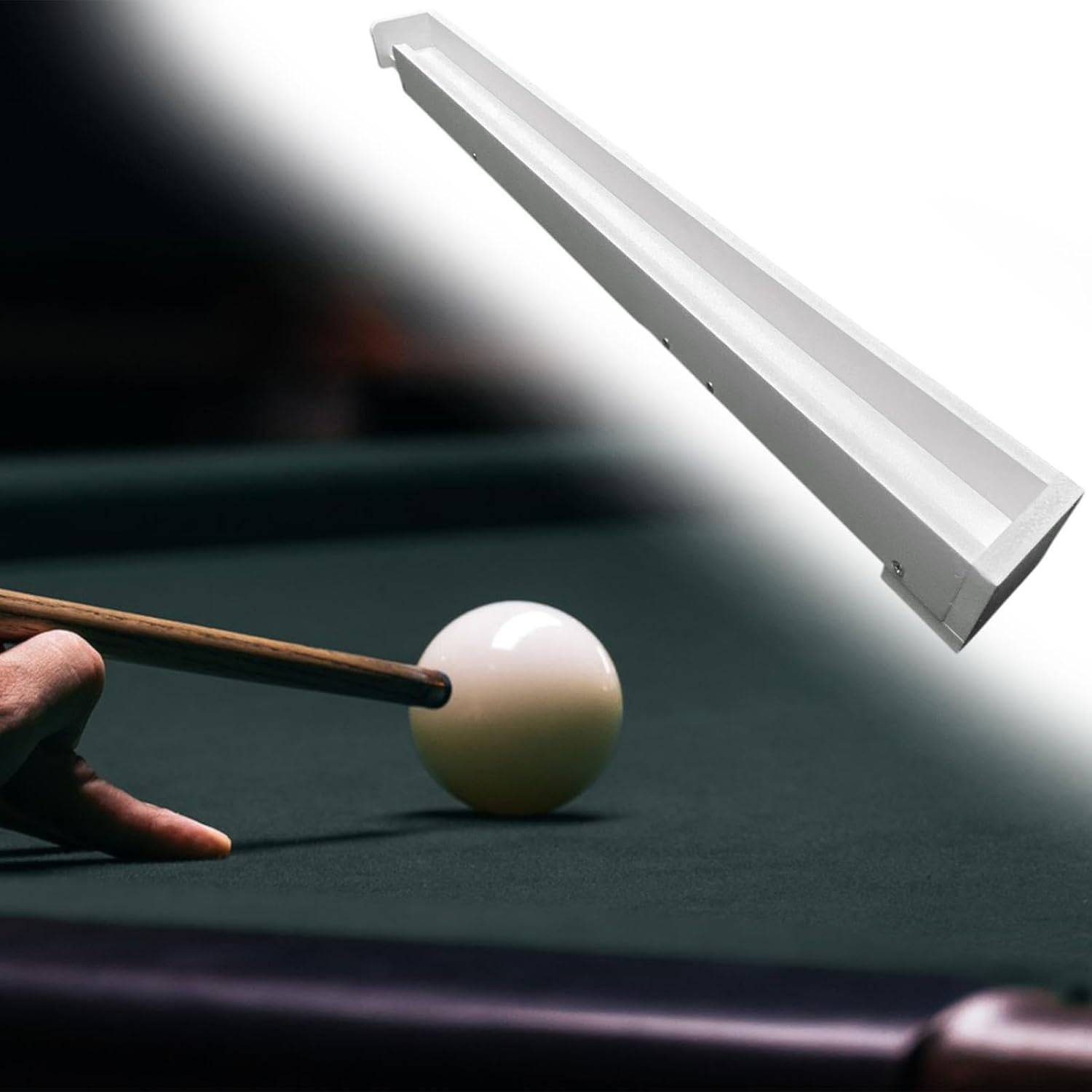 Aiming Helper Pool Cue Practice Tool Stable Large Capacity Effective PVC for Beginners Lightweight Billiard Stroke Exerciser