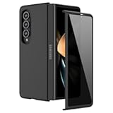 for Samsung Z Fold 4 Case&comma; Full Body Cover with Built-in Privacy Screen Protector Hard PC Ultra-Thin Anti-Scratches Shockproof Protective Phone Cover for Samsung Galaxy Z Fold 4&comma; Black