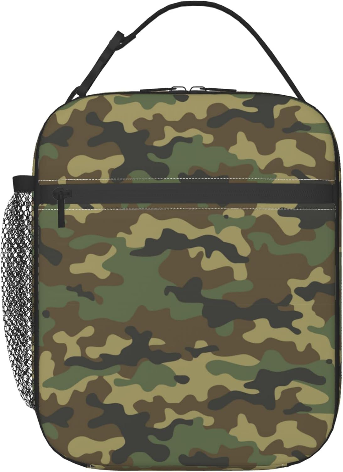 Green Camo Lunch Bags Men Women