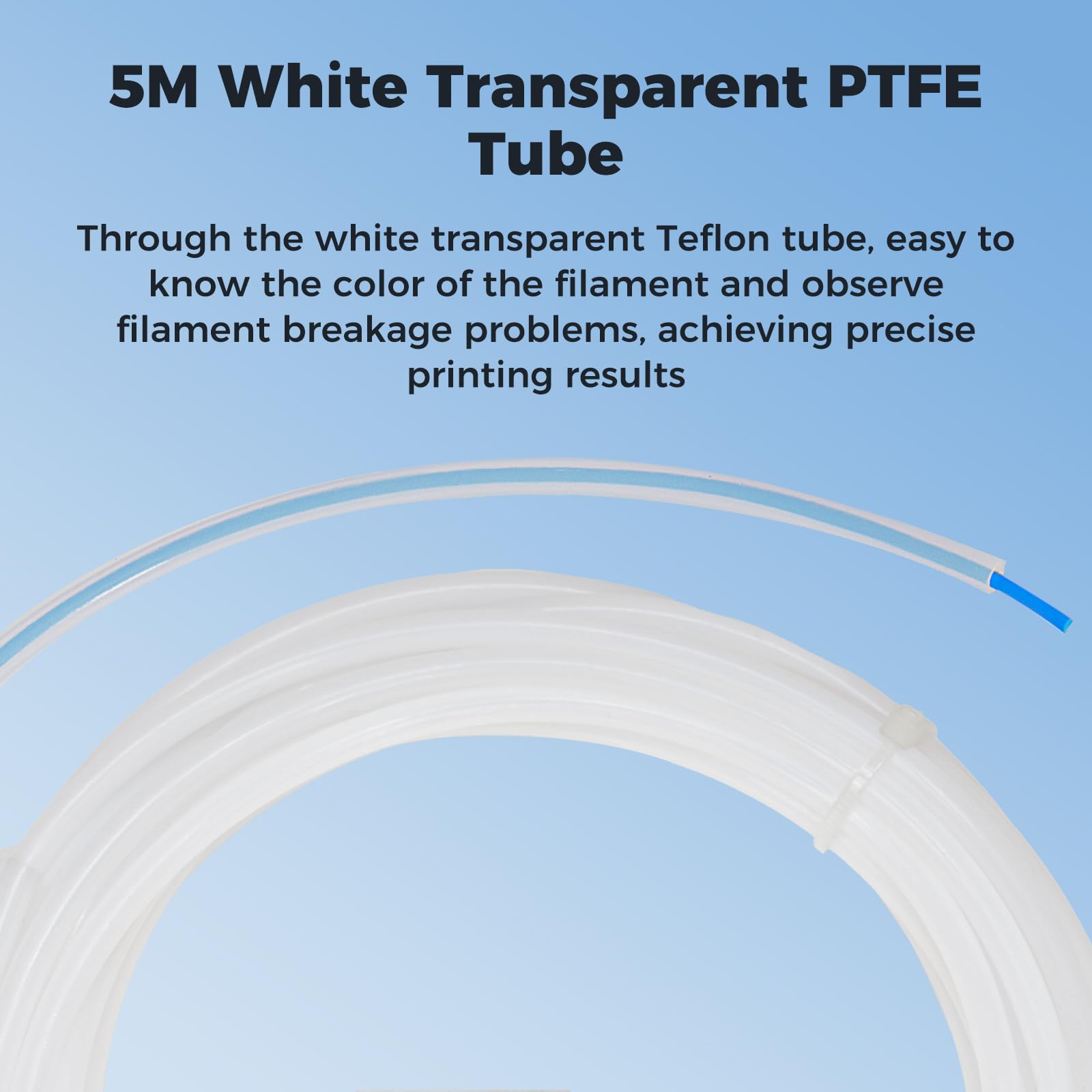 Sovol PTFE Tube - 5M for 3D Printing -2 Sovol PTFE Tube - 5M for 3D Printing -2