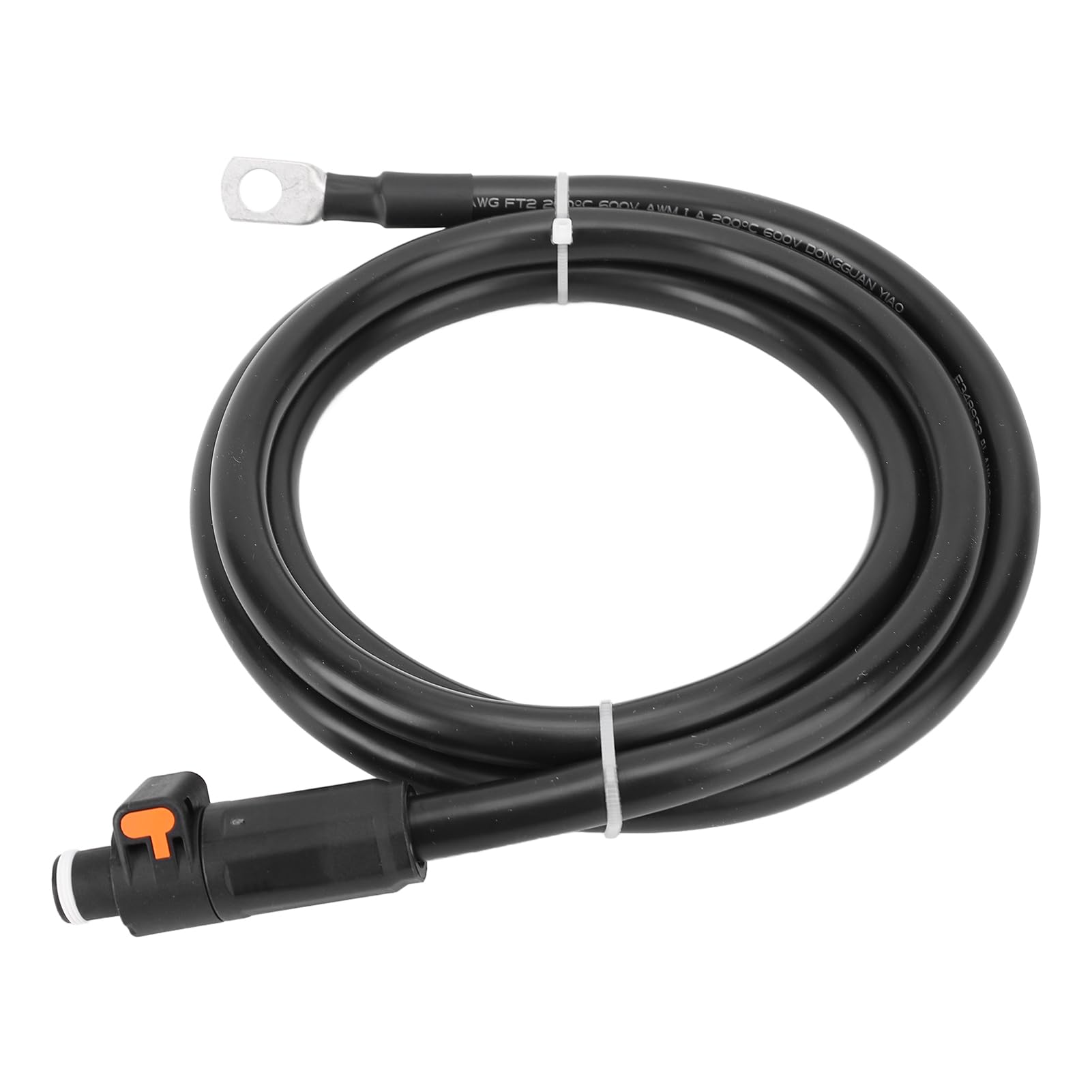 Silikonowy Kabel Zasilający o Wysokiej Przewodności 4AWG, Zapewniający Stabilny Rozruch Samochodu i Wiele Metod łączenia, Odpowiedni do Pojazdów, łodzi, Motocykli, Ciągników (2 m)