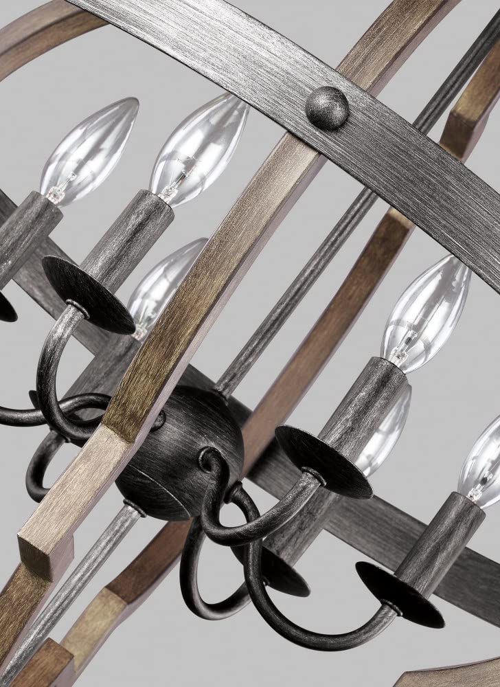 Generation Lighting 5124906-846 Socorro Six - Light Hall/Foyer