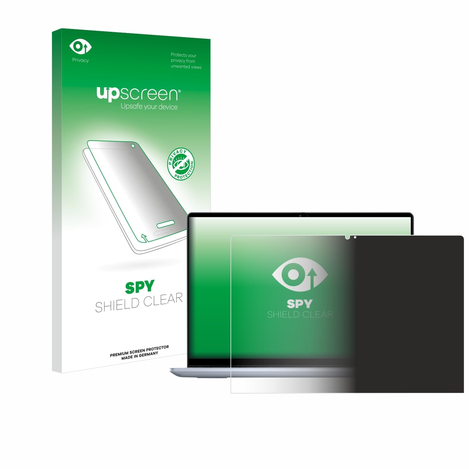 upscreen Anti-Spy Blickschutzfolie für Dell Inspiron 14 7440 2-in-1 Made in Germany, Privacy Screen-Folie [Sichtschutz, Blaulichtfilter]