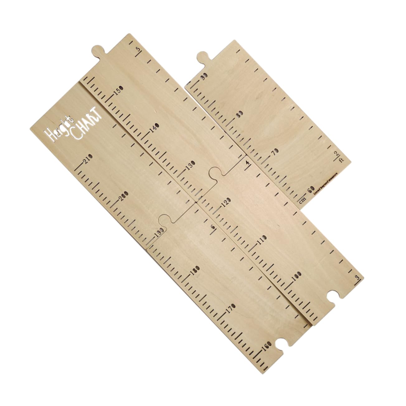 CAXUSD Children's Growth Measurement - Wooden Height Chart for - Wall Mountable Ruler Home Decor for Bedroom Wood Printed Height Tracker Decorative Height Chart