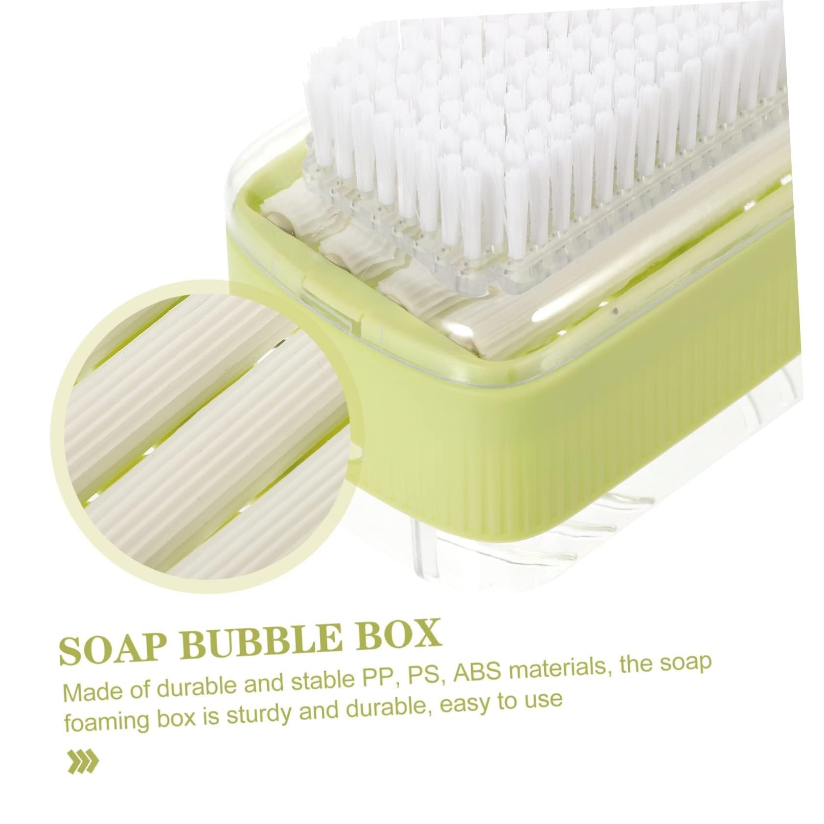 Jabonera for Ducha, jaboneras Caja de Espuma de jabón con Rodillo Multifuncional for lavandería y Materiales Diseño Antideslizante con Soporte for Rodillos (Verde Claro)(Orange)