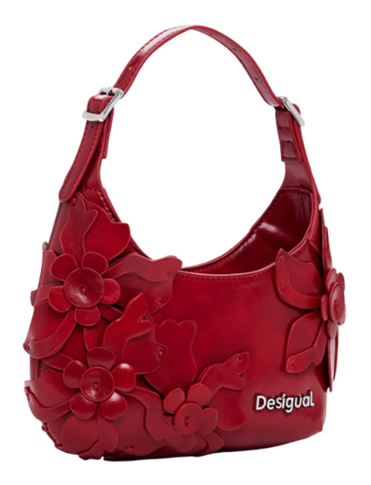 Desigual borsetta borsa a tracolla Reprise Red Valentine Haiti Hand Bag Carmine rosso