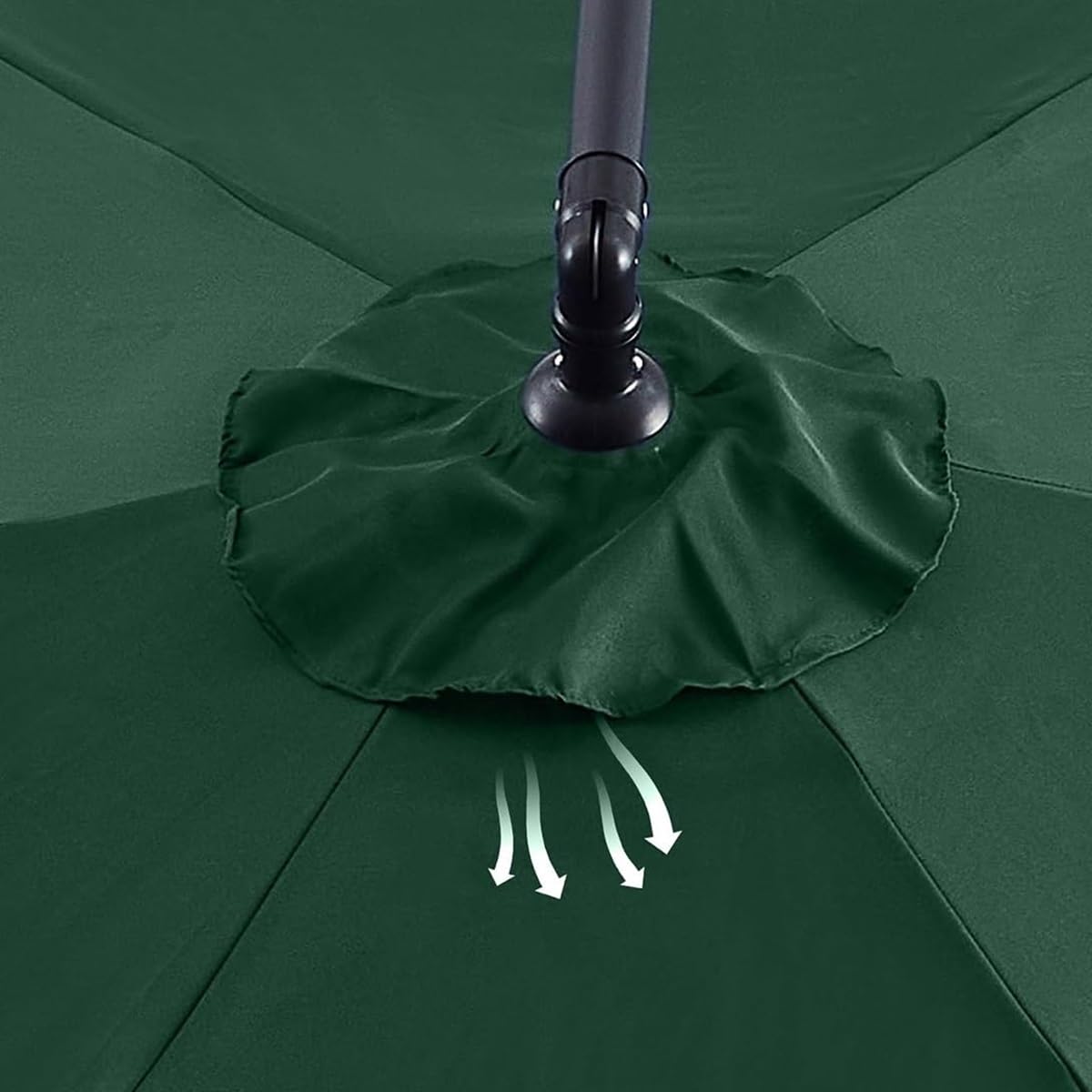 Toldo De Recambio De Sombrilla 6 Varillas/8 Varillas, Cubierta De Repuesto para Paraguas, Impermeable, Anti-Ultravioleta, Poliéster, 300cm 350cm 200cm 230cm 250cm 270cm 280cm(White,8 Ribs: 350CM)