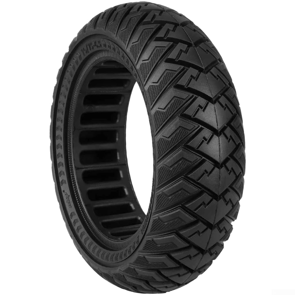 Pneu solide à motif d'ailes de 28 cm pour terrain accidenté