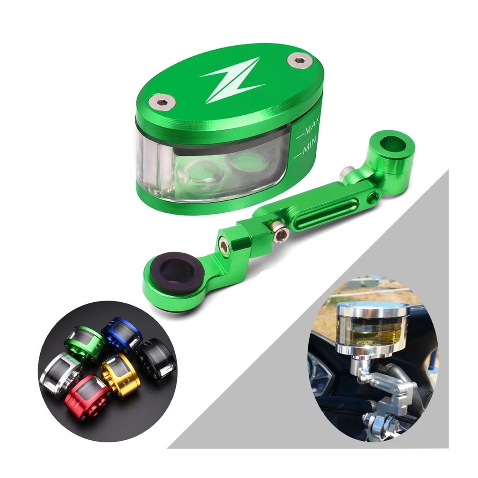 Vaschetta Olio Freni Coppa Olio PER KA&WASAKI Z Z750 Z300 Z650 750 Coppa Del Serbatoio Dell'olio Del Cilindro Del Serbatoio Della Frizione Del Freno Del Motociclo Del Motociclo Con Accessori Della Sta