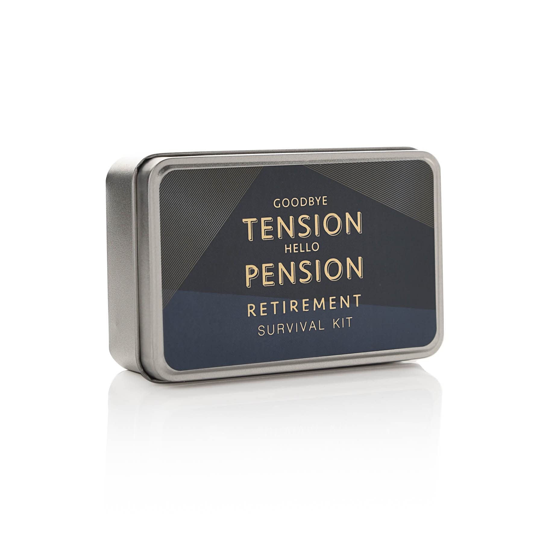 Widdop and Co Hotchpotch Goodbye Tension Hello Pension Retirement Survival Kit, Blue, Gold & Silver - Image 4