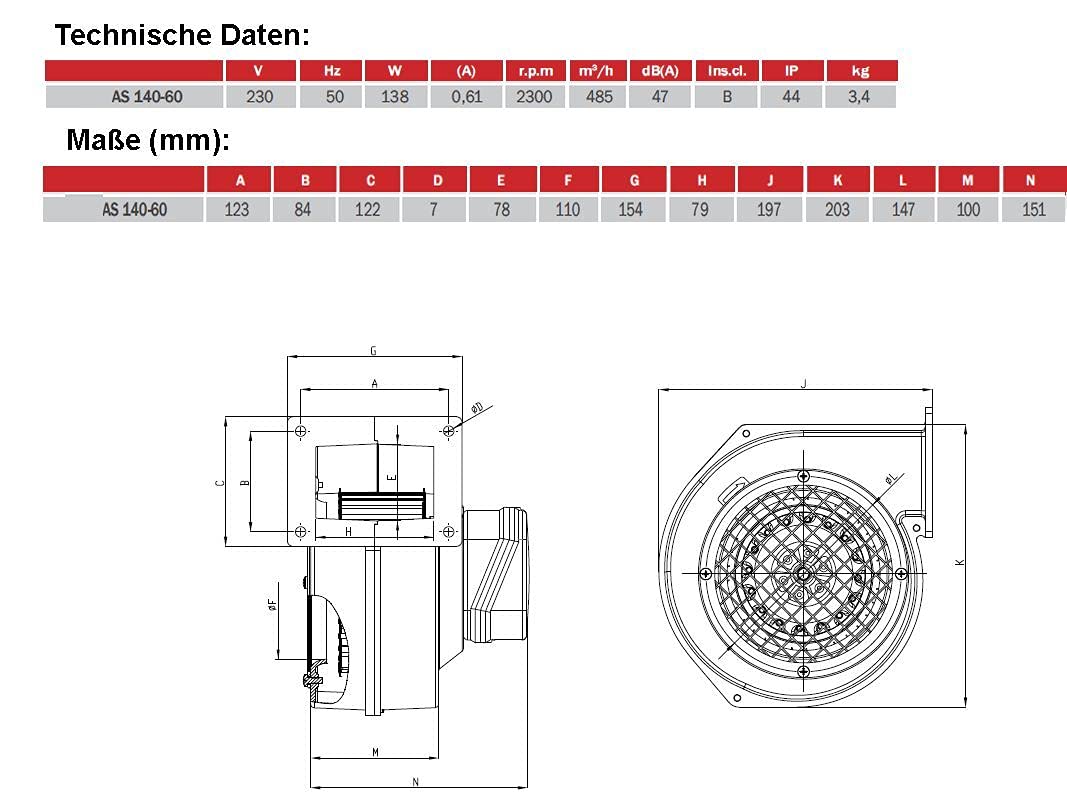 BDRS 140-60 Ventilatore Centrufughi Industriale Aspiratore Ventilazione Radial Ventilatori Ventilatore Fan Fans