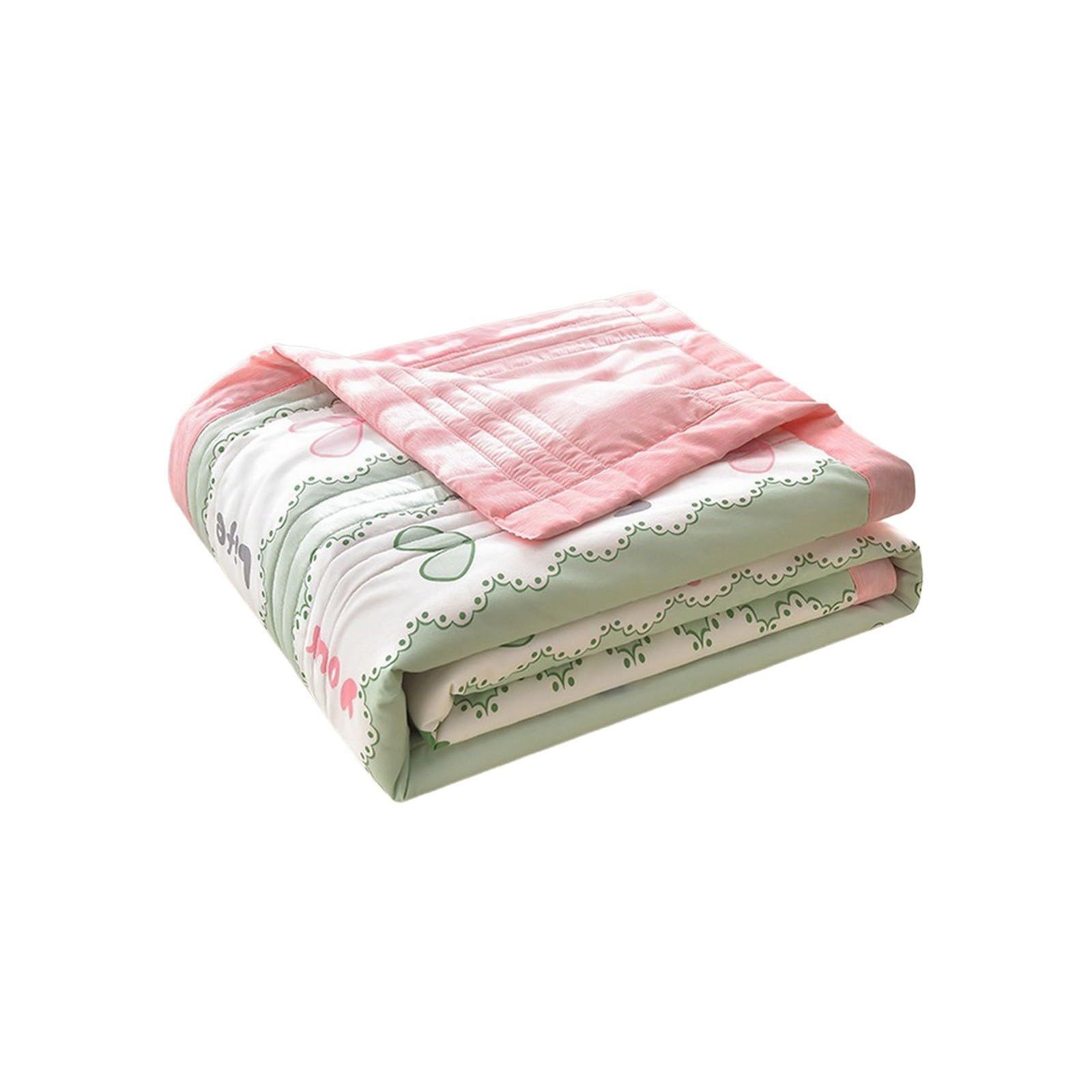 Ewleguzka Cooling Blanket for Night Sweats, Breathable Summer Comforter - Soft Lightweight Quilt for Hot Sleepers