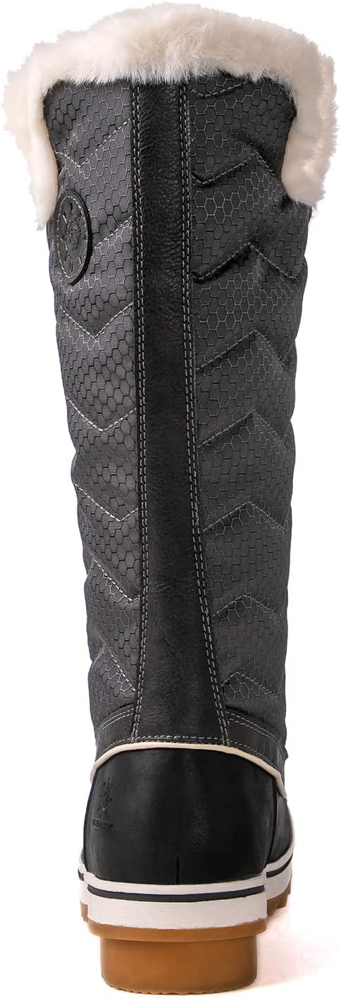 kingshow Globalwin Women’s Snow Boots – Mid-Calf-Length Winter Boots For Women with Faux Fur Lining, Insulated Cold Weather Protection, and Non-Slip Traction Sole - Image 5