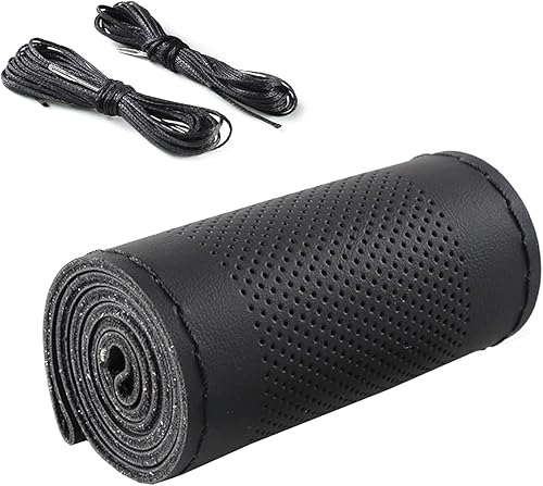 1 funda para volante de automóvil, 14.9 pulgadas, antideslizante y duradero, accesorios decorativos para volante de automóvil, universal,