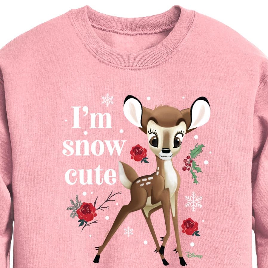 Disney Bambi - Christmas - I'm Snow Cute Roses - Toddler & Youth Long Sleeve Graphic T-Shirt2