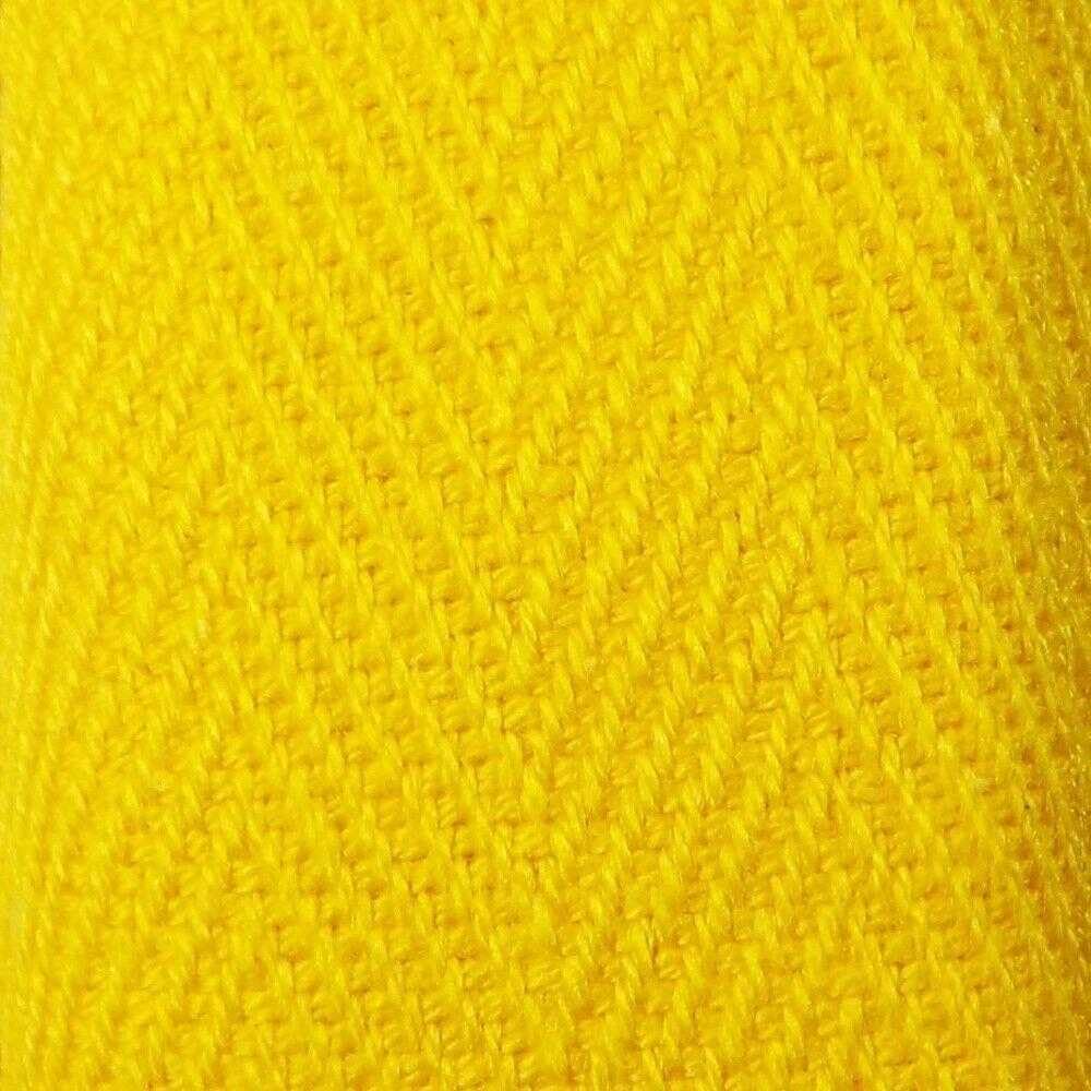 14mm Pure Cotton Herringbone Twill Tape Binding 41 Colours Buy 1 2 4 or 8m+ 343D, 018 Yellow, 8 Metres