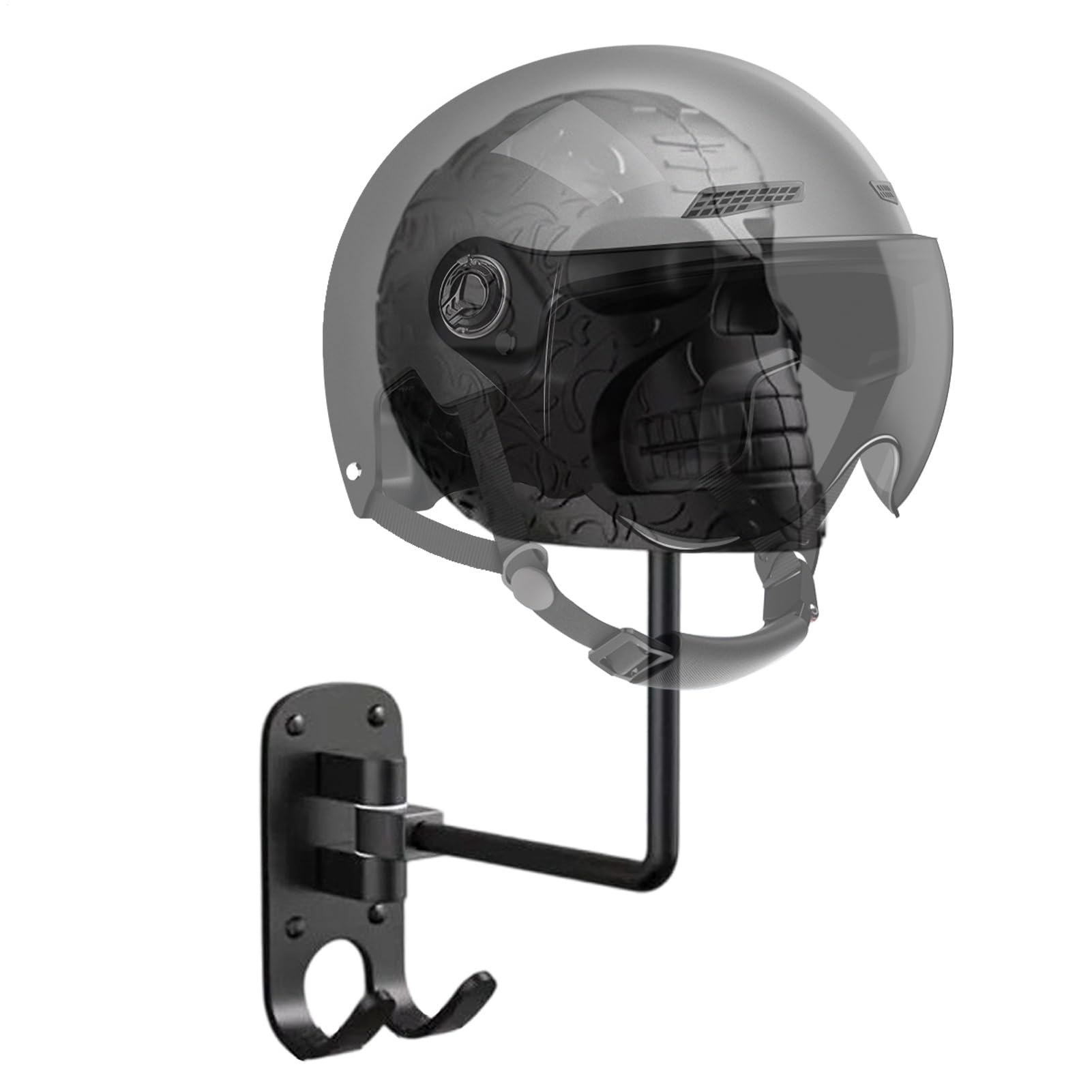 Support de casque de moto original à offrir pour une fête d'Halloween