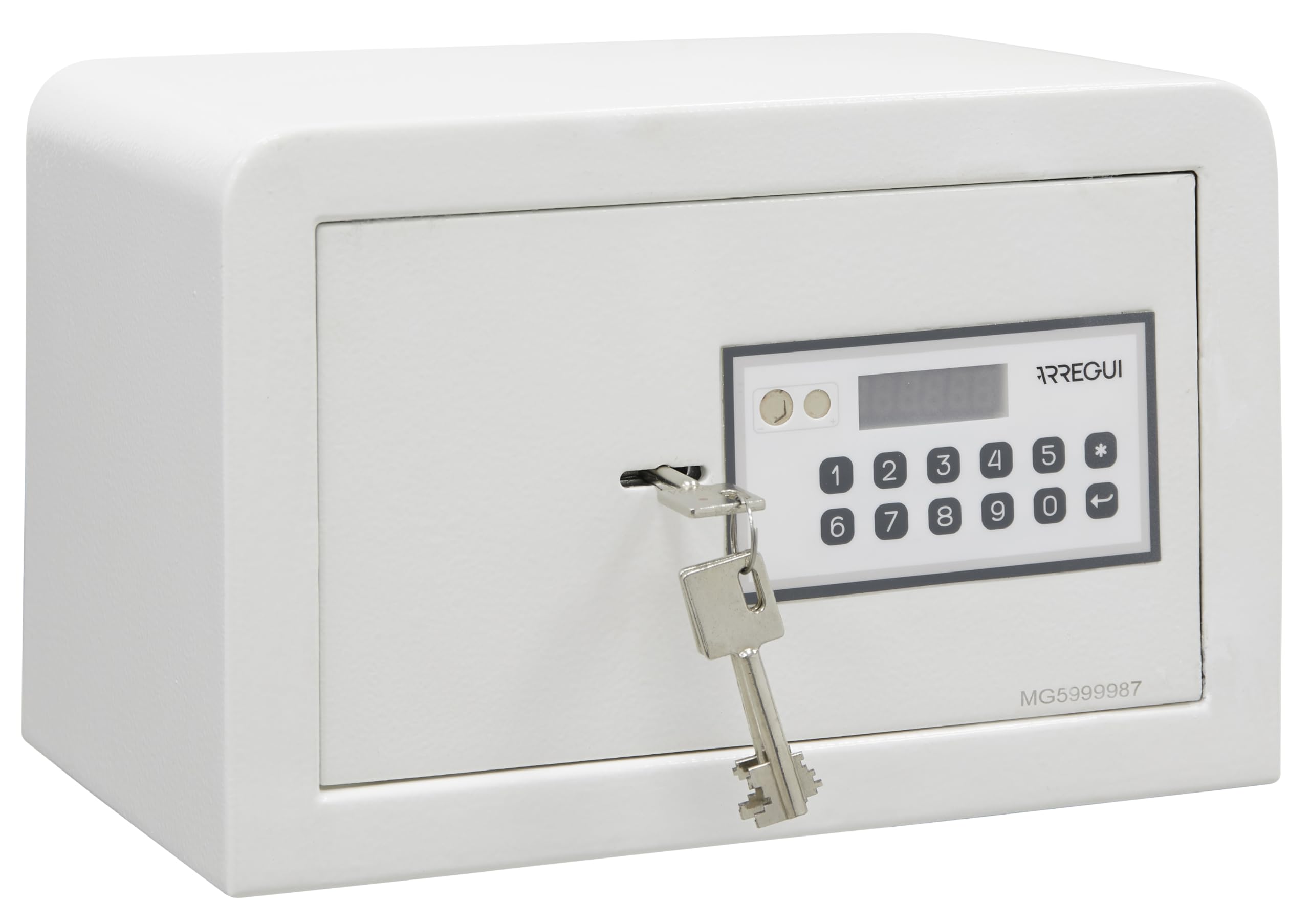 Coffre Arregui Code Clé Coffre-fort 8L - Double Sécurité Code Clé | Blanc 20x31x20cm Arregui Magna Coffre Arregui Code Clé Coffre-fort 8L - Double Sécurité Code Clé | Blanc 20x31x20cm Arregui Magna