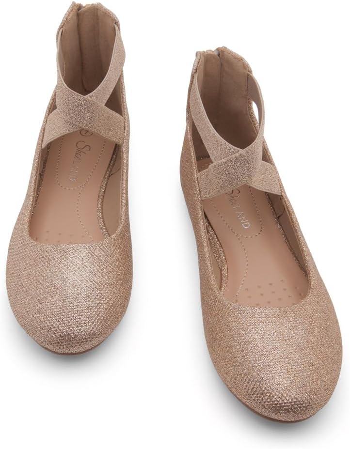 Shoe Land Women's Flats – Dressy & Casual Almond Toe Flat Shoes with Elastic Ankle Strap, Comfortable Slip-On Ballet Flats for Work, Office & Special Occasions - Image 6