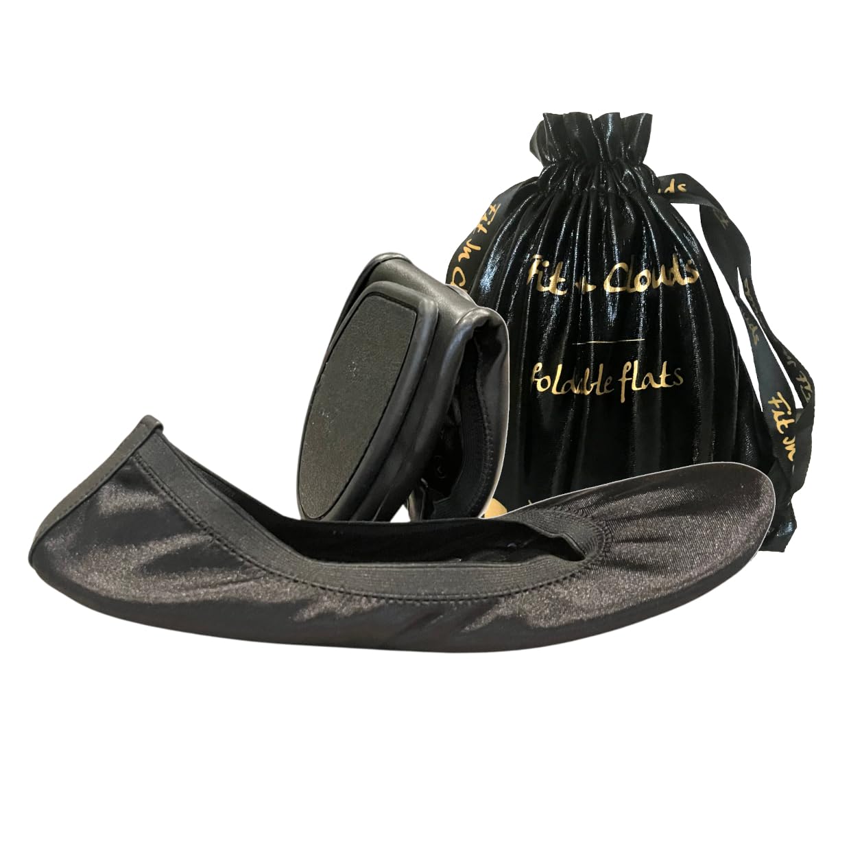 Folding Flats womens Ballet Flat