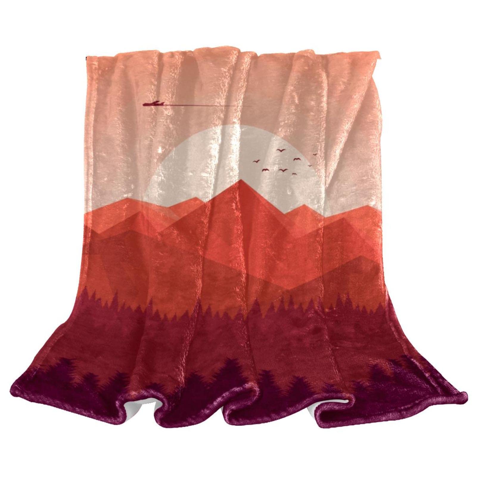 Couverture polaire Sunset pour canapé, la solution contre les soirées fraîches
