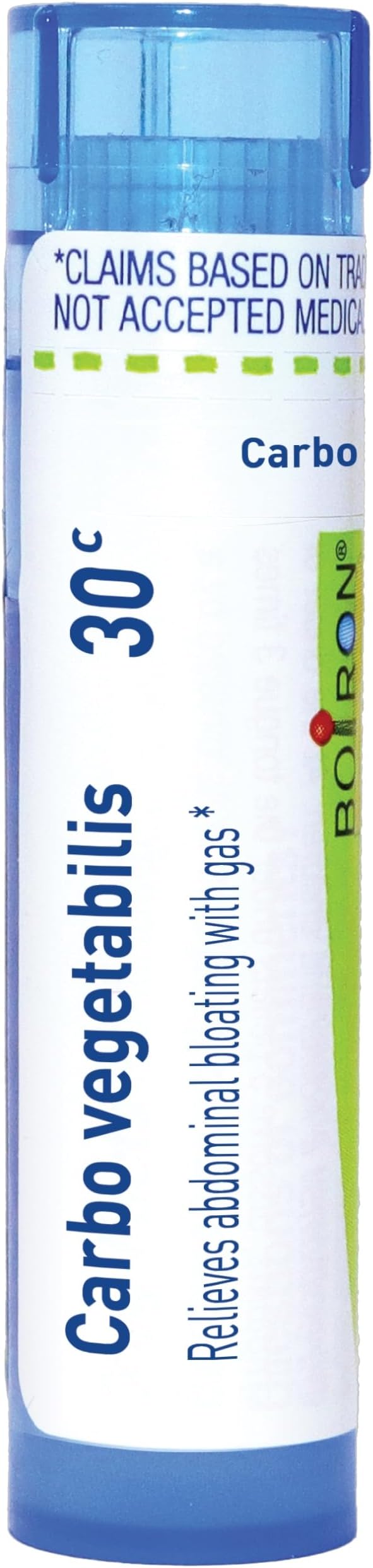 Boiron Carbo Vegetabilis 30C Homeopathic Medicine for Bloating & Gas - 80 Pellets