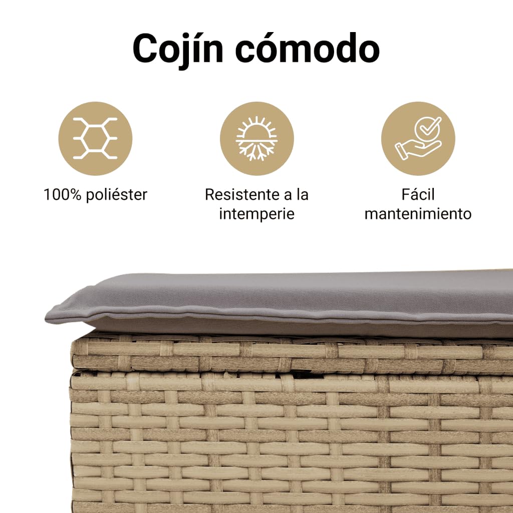 VidaXL Juego De Sofás De Jardín Con Cojin 6 Pzas | FindTheDeal