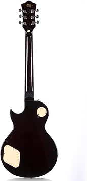 Grote Electric Guitar Solid Body LPYS-006 Maple Neck Ideal for All Levels with Gigbag (Antique Brown)