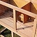 EUGAD Conejera de Exterior Madera Gallinero Grandes Casa para Conejos Cobayas Hámster...