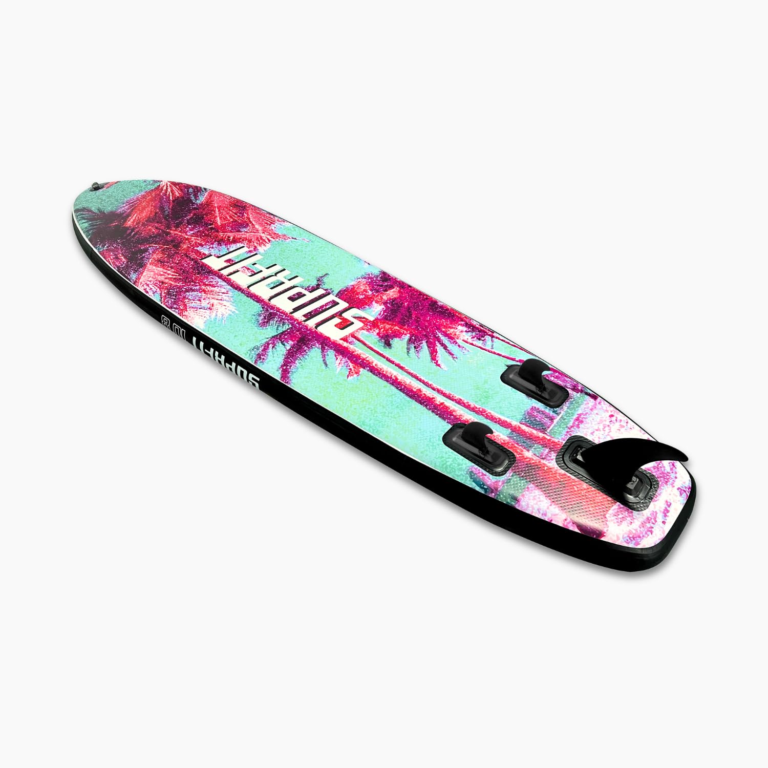 Suprfit Aufblasbares Stand-Up Paddleboard Miami Mint, 330 × 79 × 15 cm, bis 140 kg, inkl. Paddel, Pumpe und Tasche
