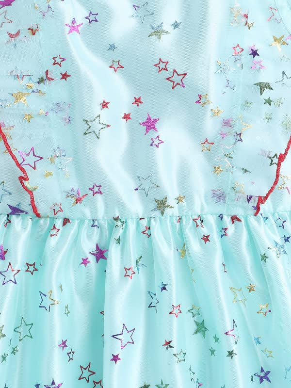 Image of Funshine Girls Spring Summer Casual Dress for Kids | Soft Breathable Comfortable Everyday Wear for Play School Outings Birthday Parties & Family Occasions | Stylish Lightweight Trendy Outfit