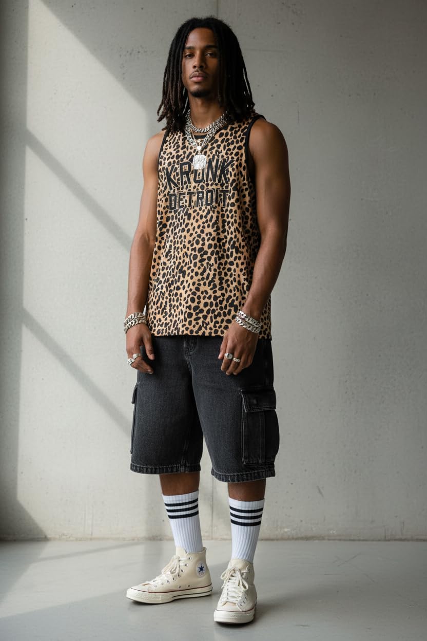 Kronk Iconic Detroit Applique - Gilet da palestra