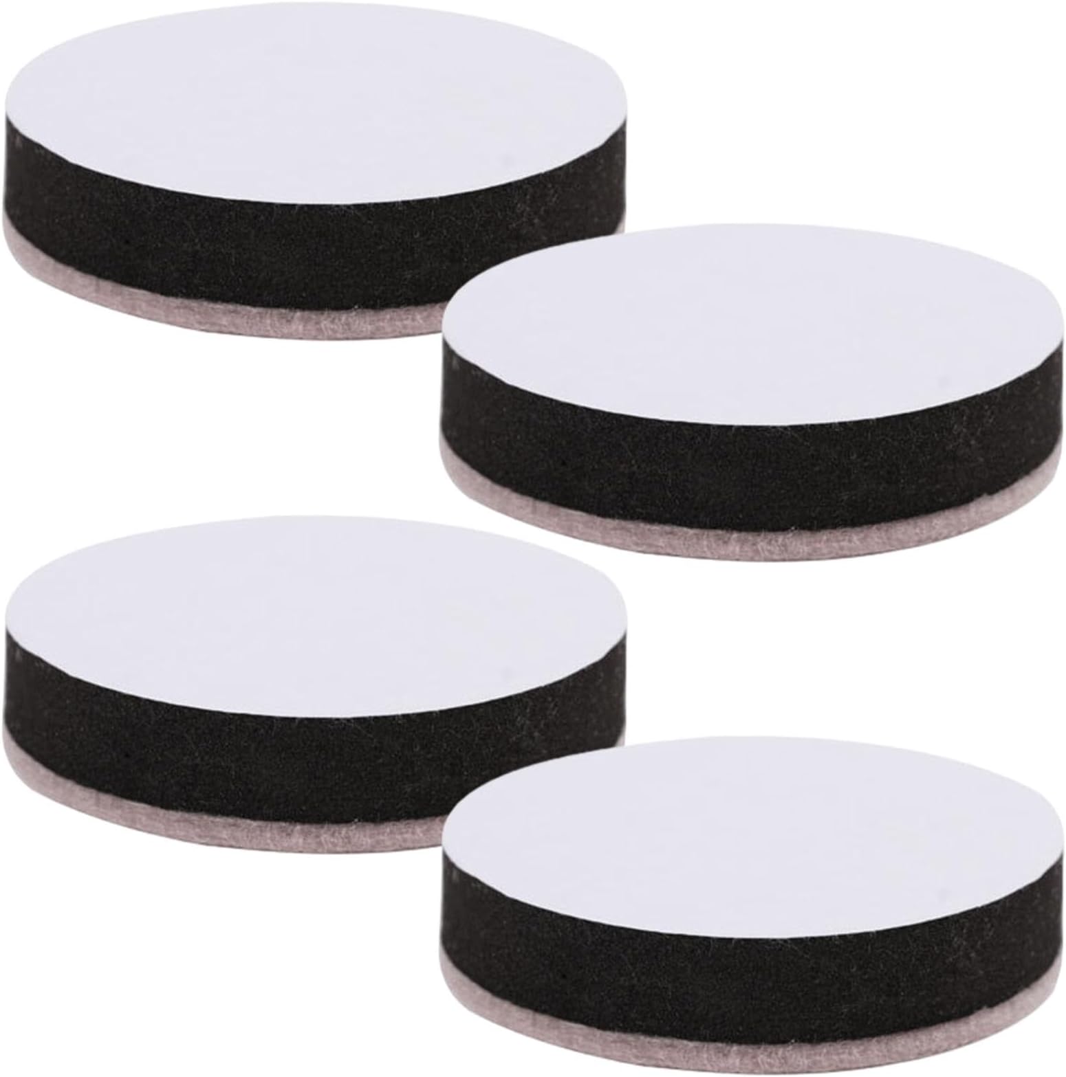 Matedepreso4pcs Adhesive Furniture Riser, Furniture Risers Black Bed Risers, Table Leg, Chair Riser or Floor Protector, Adds Height to Beds Sofas Couches Desk Chair Cabinets