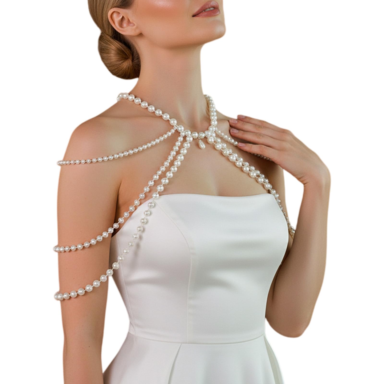 Cadena de vientre de piedra para lucir elegante en bodas y fiestas en la playa 7