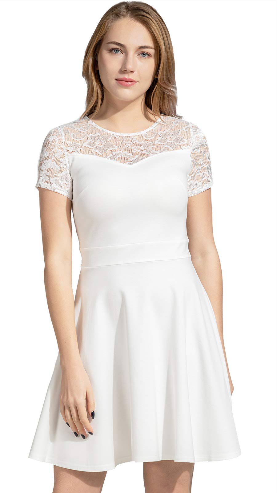 White Short Sleeve Dresses The Dress Shop