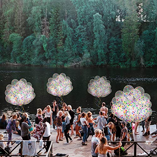image for Dandy Decor by Ko & Co 60 Pack Dandy Decor Rainbow Confetti Balloons w