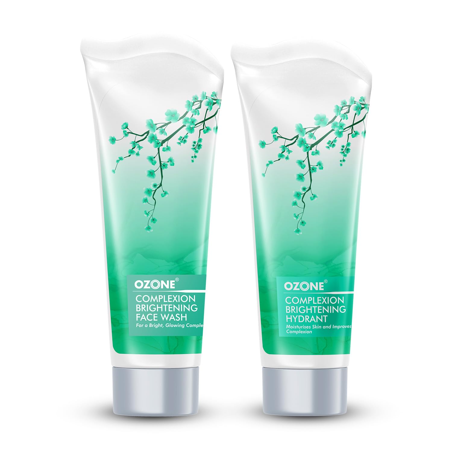 Ozone CBT Face Wash 100 G + Ozone CBT Hydrant 100 G - For Glowing & Whitening Skin. Suitable for All Skin Types. 100% Natural Moisturizer. No Paraben/Chemical.