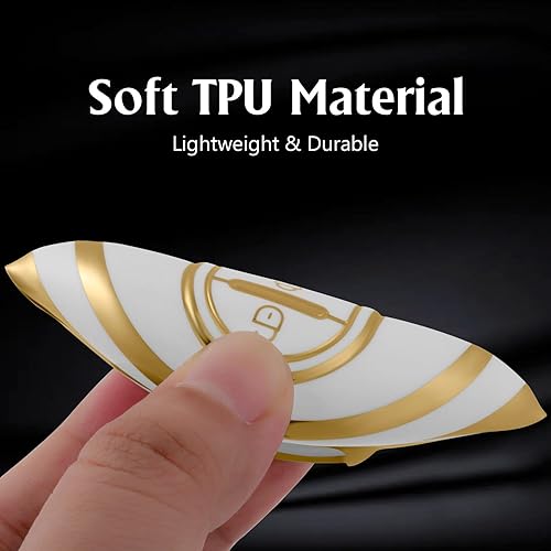 Miniatura 6 de Funda para llavero BMW Mini de 34 botones, TPU Smart Key Fob Case Compatible con BMW Mini Cooper F54 F55 F56 F57 F60 Serie F (blanco)