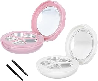 Alipis 2 Sets Compact Cosmetics Sub Container...