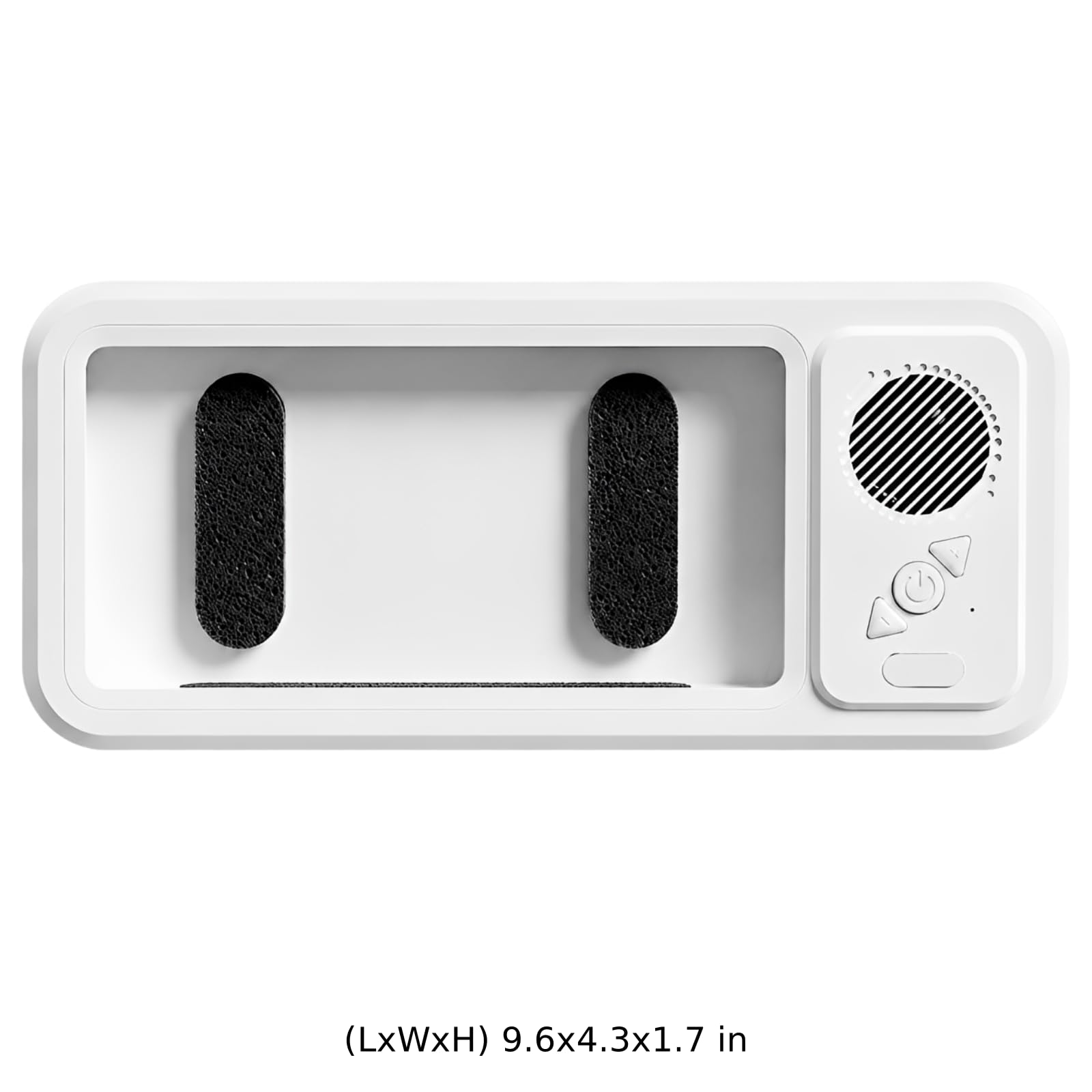 Altavoz de ducha impermeable para teléfono, altavoces inalámbricos, pantalla táctil sensible antivaho IPX5, tiempo de reproducción de 12 horas, 9.6 x 4.3 x 1.7 pulgadas, soporte de pared para