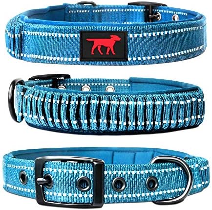 Tuff Pupper Heavy Duty Dog Collar with Handle | Ballistic Nylon H...