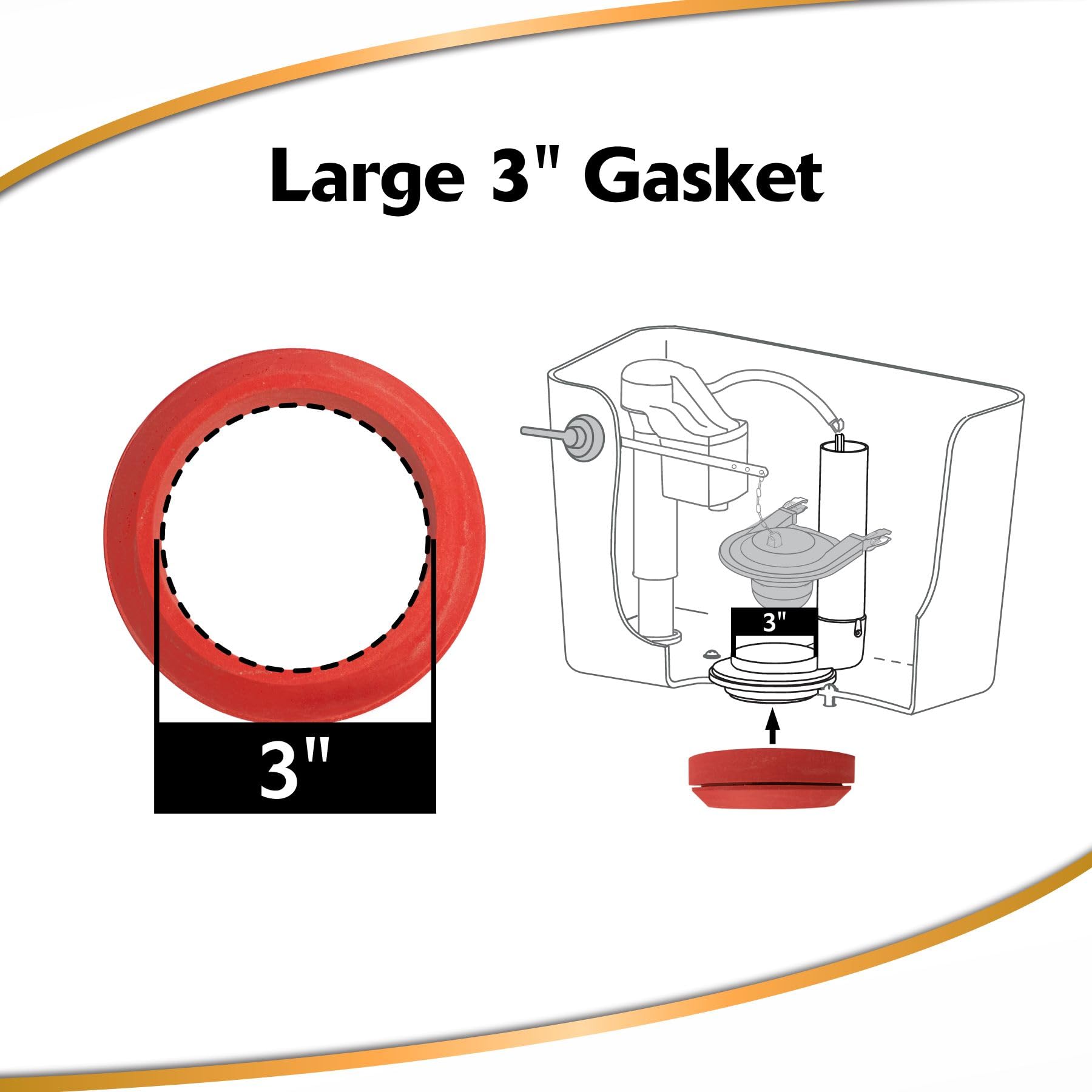 SEC、URセット Amazon.com: Korky 481BP Universal Toilet Tank To Bowl Gasket
