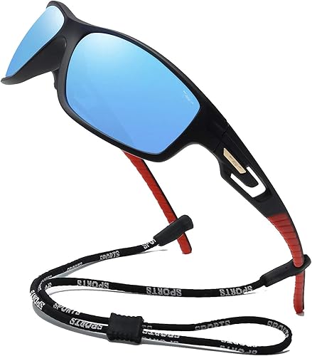 100 CLASSIC Gafas de sol deportivas unisex con lente polarizada con marco TR90 para hombres y mujeres, correr, ciclismo, conducción
