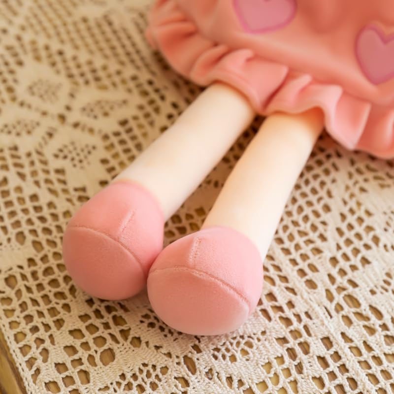 Miniatura 6 de Lindo juguete de peluche de princesa, almohada suave de 18.5 pulgadas, regalo de cumpleaños, fiesta de dibujos animados, decoración de juguete de