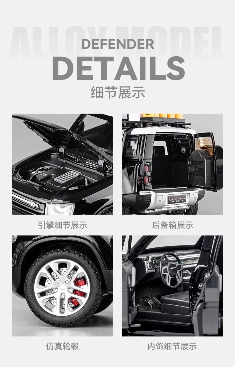 Amazon.co.jp: 1:24 ランドローバー ディフェンダー レンジローバー