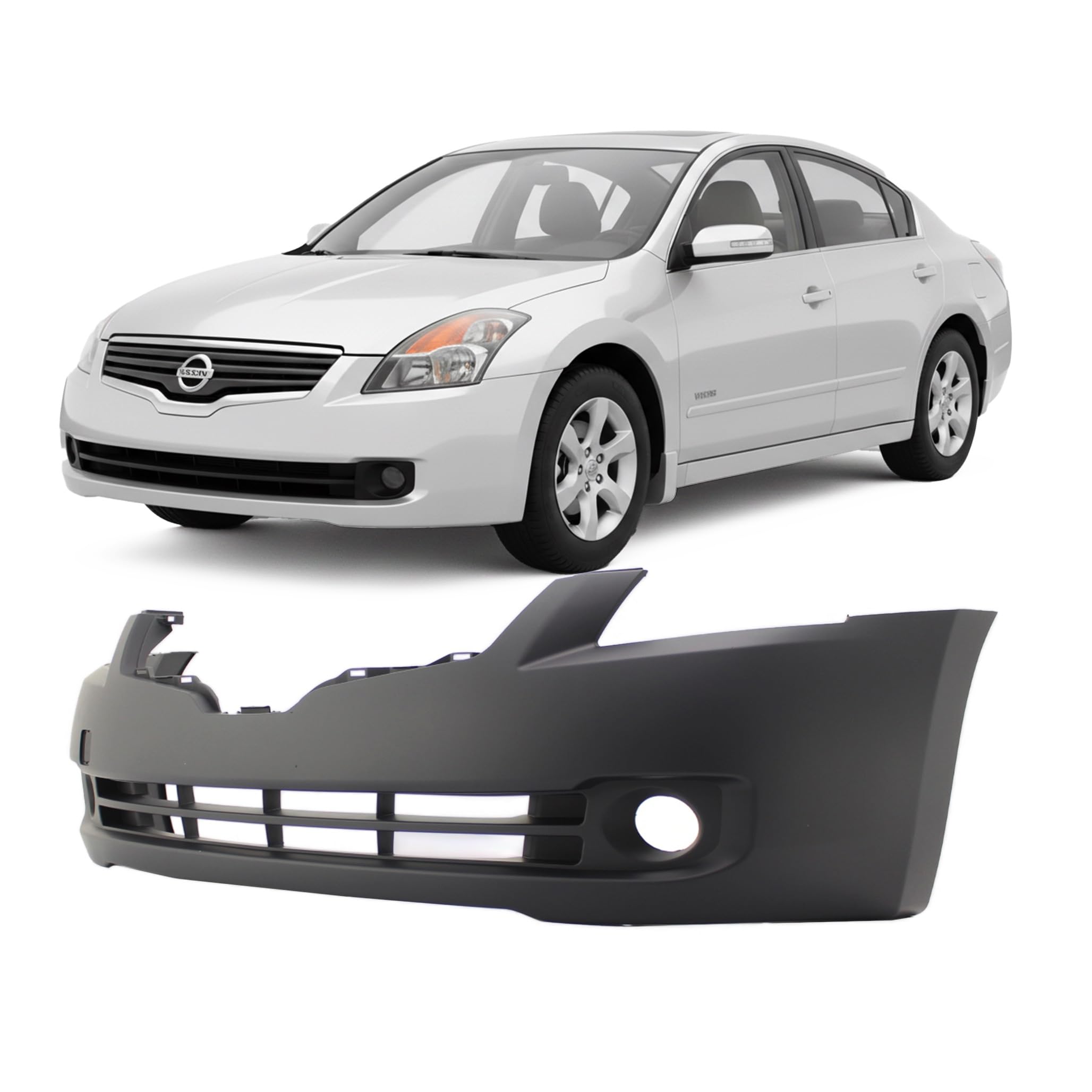 FitParts Compatible with Nissan Altima 2007–2009 Front Bumper Cover