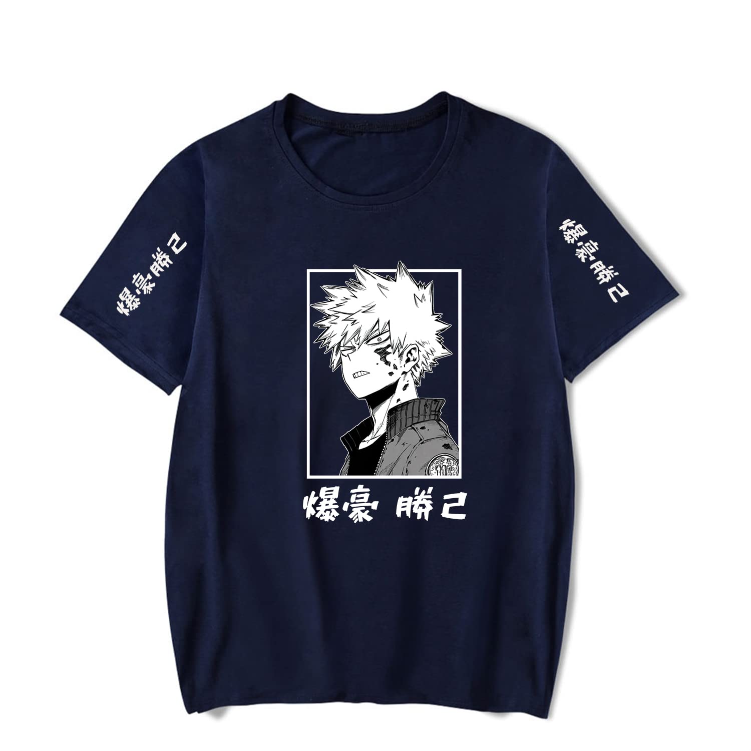 Anime Graphic Short Sleeve T-Shirt for Men and Women Cosplay Manga Tee Shirt Teens Novel Funny Clothing Gift