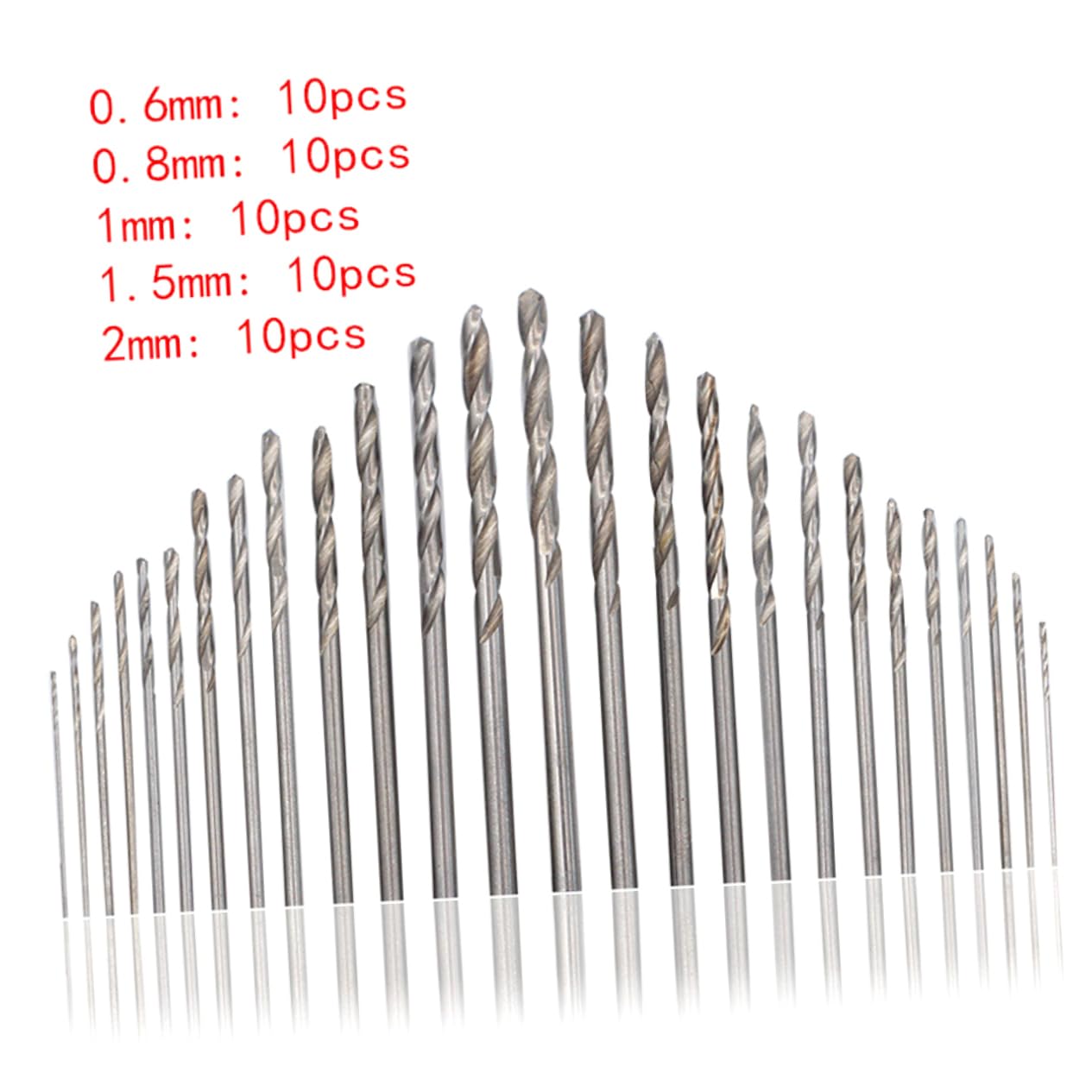 Gatuida 150piezas Brocas De Precisión De Rápido Para Madera Plástico y Aluminio Brocas Helicoidales Para y Construcción